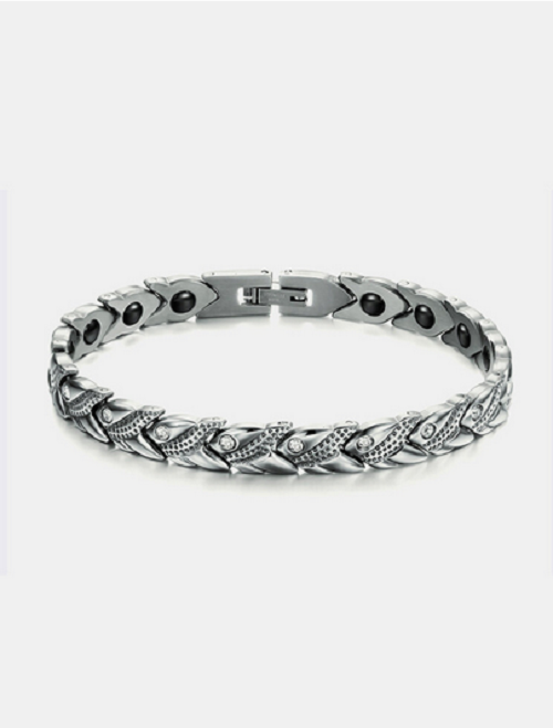 Amazing Fish Shape Link In 935 Argentium Silver WIth Bright CZ Tennis Bracelets