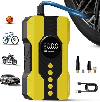 #ad Kalyoosen Tire Inflator Portable Air Compressor 200PSI amp; 4X Faster $35.00
