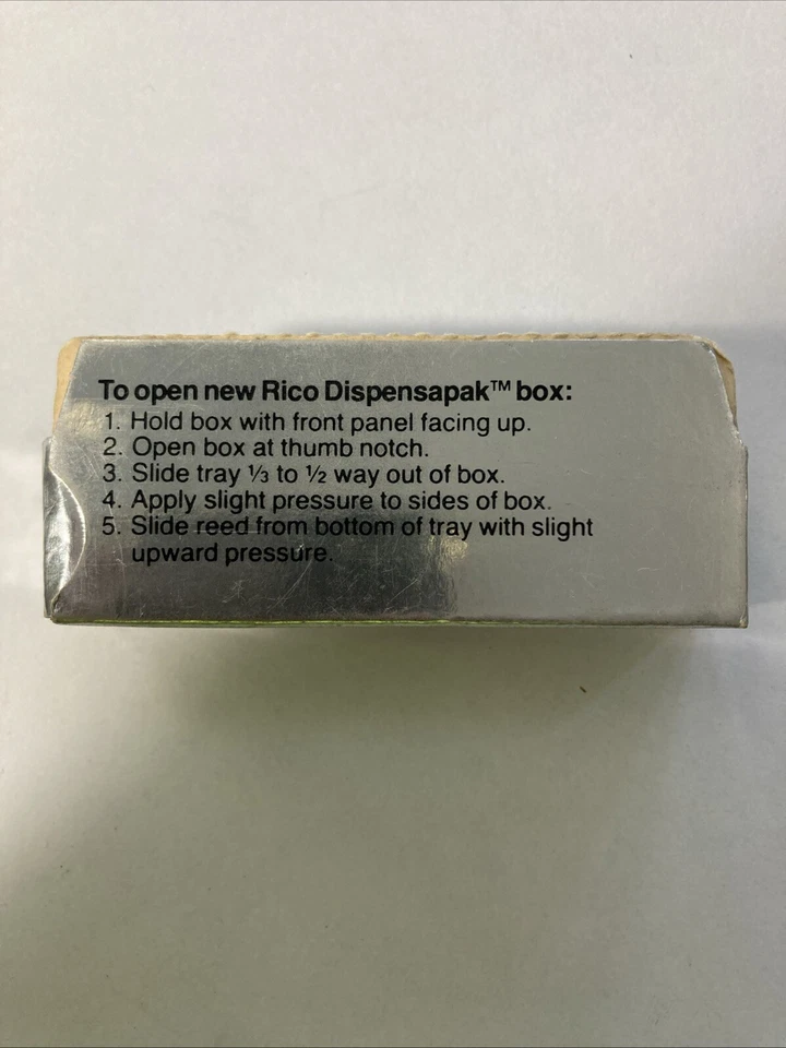 NUEVO SAXOFÓN ALTO RICO PLASTICOVER CAÑAS DE SAXO (5 CAÑAS) FUERZA 4 Foto 3 de 4