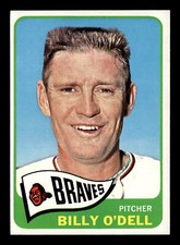 Billy O'Dell 1965 Topps #476 Milwaukee Braves VG