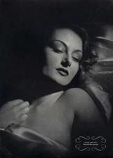 Hurrell glamour photo Esquire page: Ann Dvorak / Else Argall 1937