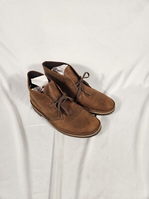 NWOB Clarks Mens Desert Chukka Boot Brown Classic Comfort  Preppy 10.5