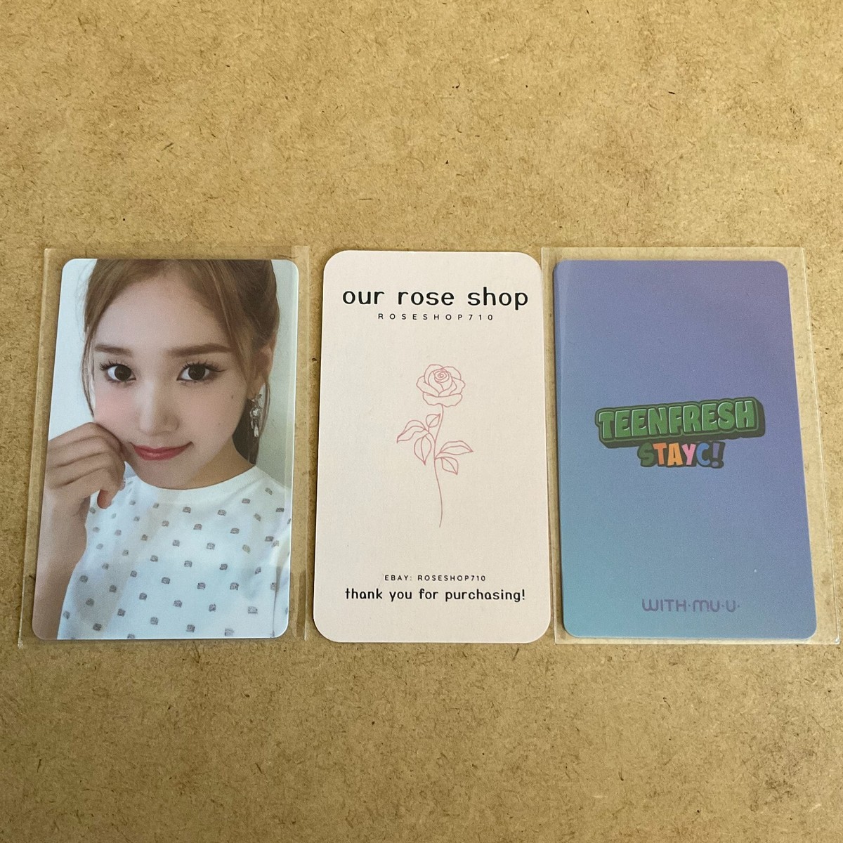 STAYC - Teenfresh Withmuu Lucky Draw Photocard TEENFRESH Official