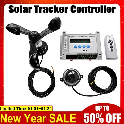 Electronic Single Axis Solar Panel Auto Tracking LCD Solar Tracker Controller EL