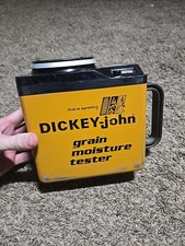 Vintage Dickey John Grain Moisture Tester - Yellow - Untested