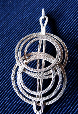 VINTAGE RARE LARGE ELIS KAUPPI KUPITTAAN KULTA STERLING SILVER 925s PENDANT FINL