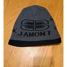 Jamont black gray logo Beanie one size winter hat