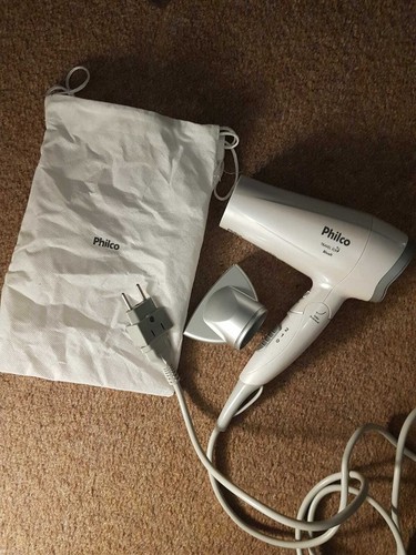PHILCO BIVOLT Hair Dryer, 1800W Travel Ion Hairdryer - Folding Handle -  CREAM | eBay