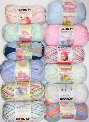 Bernat Softee Baby Variegated/Ombre Yarn (Multiple Color Choice) Sold Per Skein
