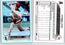Janson Junk 2022 Topps Series 2 Rainbow Foil #594 Rookie RC Los Angeles Angels
