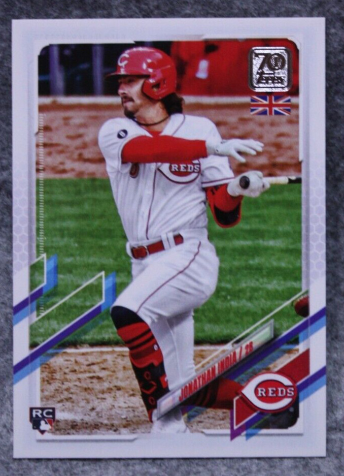 Jonathan India 2021 Topps UK Edition #192 Base RC Reds