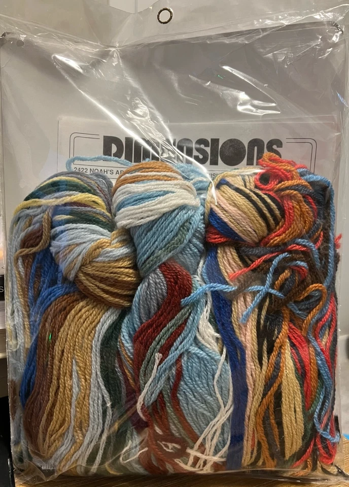 Dimensions NOAH'S ARK Needlepoint PILLOW or DOORSTOP Kit NEW #2422 Vintage 1994 - Image 2 of 2