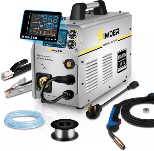 4 in 1 Mig/Mag/Lift Tig/Stick Welder 110/220V Dual Voltage Welding Machine with 