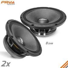 2x PRV 12" Midrange Speaker 12MR1200X 2400 Watts 8 Ohm Pro Audio High Output