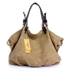 Women Messenger Bags Female Crossbody Canvas Bags Solid Shoulder Bag Handbag