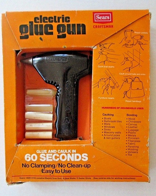 Vintage Sears CRAFTSMAN Electric Glue Gun #9.80514 for sale online