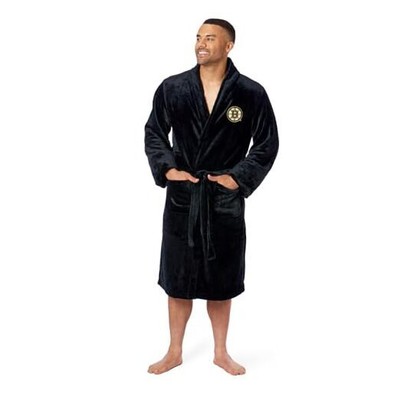  unisex Silk Touch Bath Robe Large-X-Large Team Colors Boston Bruins