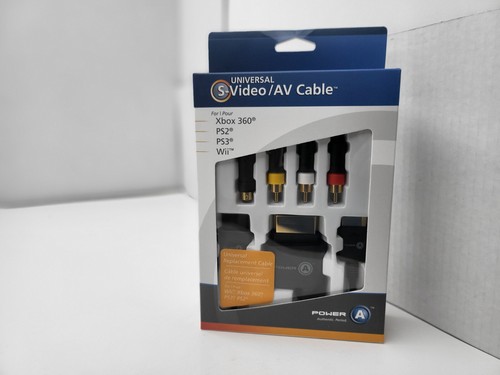 NEW POWER A S-VIDEO/AV CABLE FOR THE SONY PLAYSTATION 2 & 3 PS2 PS3 #15B - Picture 2 of 11