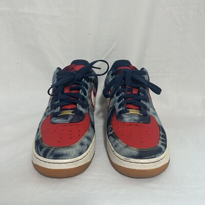 Nike Air Force 1 Sneakers USA Low Size 9 Acid Washed Denim 630930-400 Olympics Nike Air Force 1 Low Acid Washed Denim Men main image 2