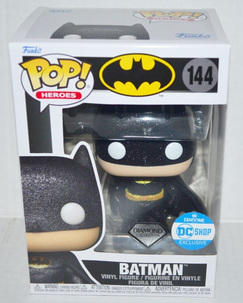 Funko POP! Heroes DC Comics Batman #144 Figure Diamond DC Shop