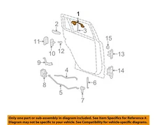CHRYSLER OEM 2007 Caliber Rear Door Lock Hardware-Handle, Outside 1DE591B6AD