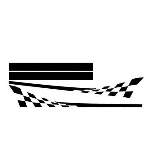 FOR MINI Cooper R56 R50 R52 R53 Car Hood Racing Stripe Side Sticker Decal Kit - Foto 8 di 10