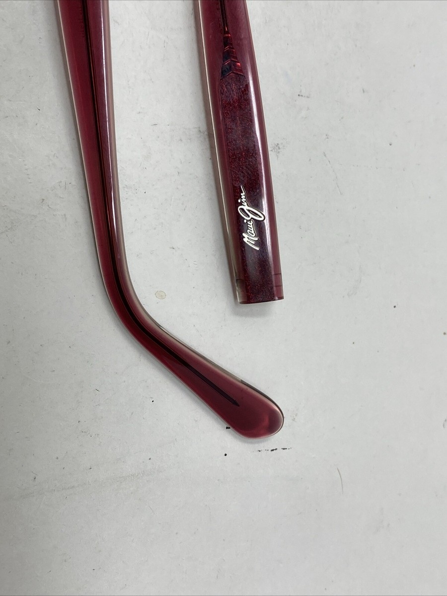 MAUI JIM MARIANA MJ826-52C BURGUNDY ON CRYSTAL TEMPLE ARM MAUI JIM MARIANA MJ826-52C BURGUNDY ON CRYSTAL TEMPLE ARM