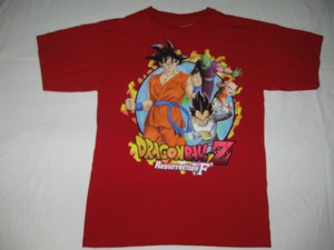 dragon ball z resurrection f shirt
