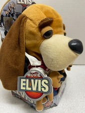 Elvis Presley Singing Dancing Hound Dog Plush Movie Collection Platinum See Desc