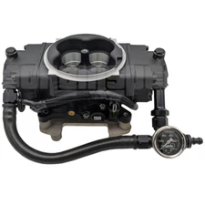 Holley Sniper Stealth EFI 4150 EFI dual inlet fuel line with gauge