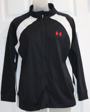 Under Armour Boys Black Zip-Up All Season gear Jacket Size Youth Large YLG