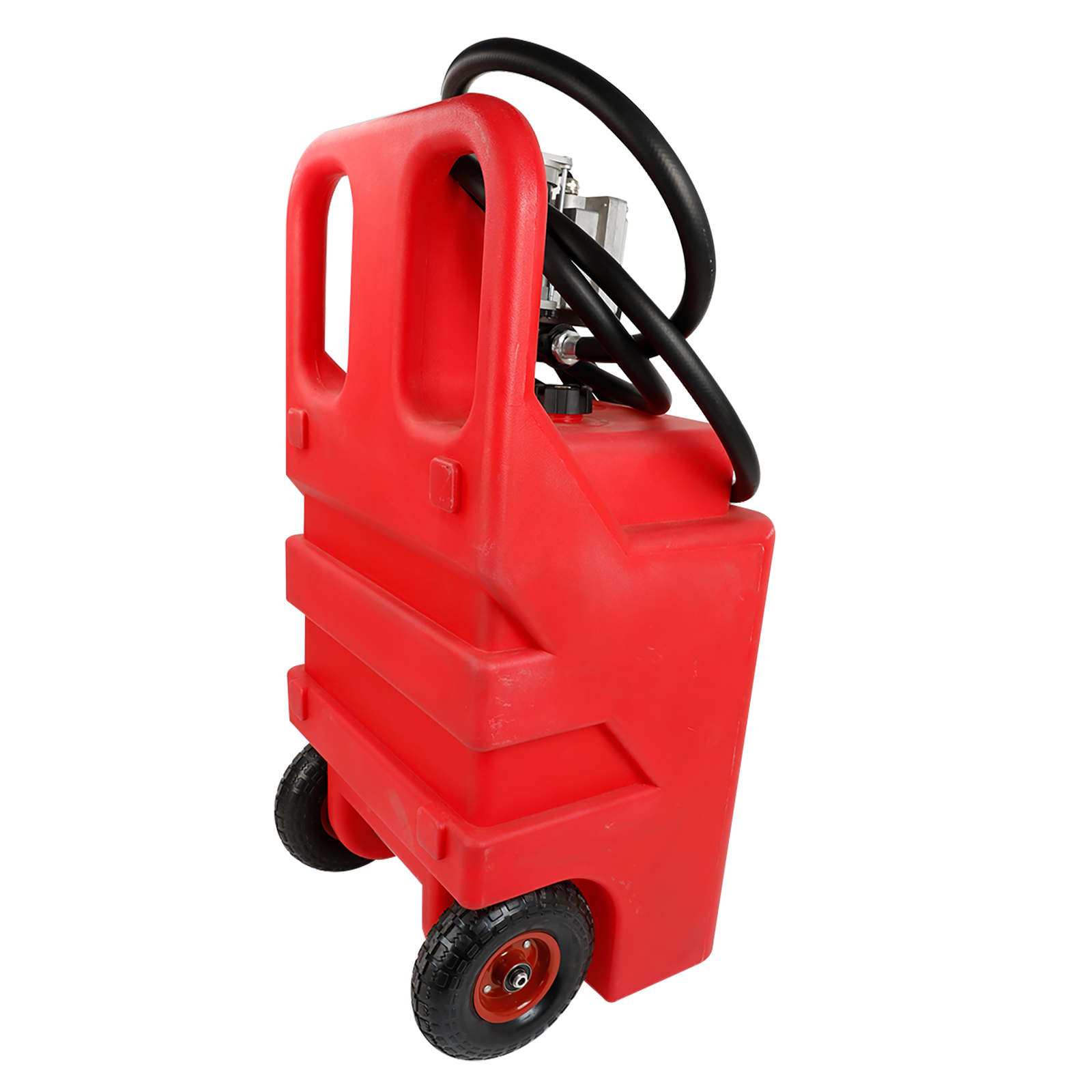 32 Gallon Portable Fuel Tank With 12V fuel transfer pump 15GPM with