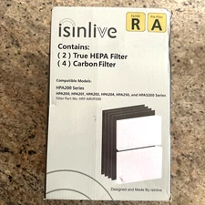 isinLive True HEPA and Carbon Filter Replacement Combo Set for HPA200 Series