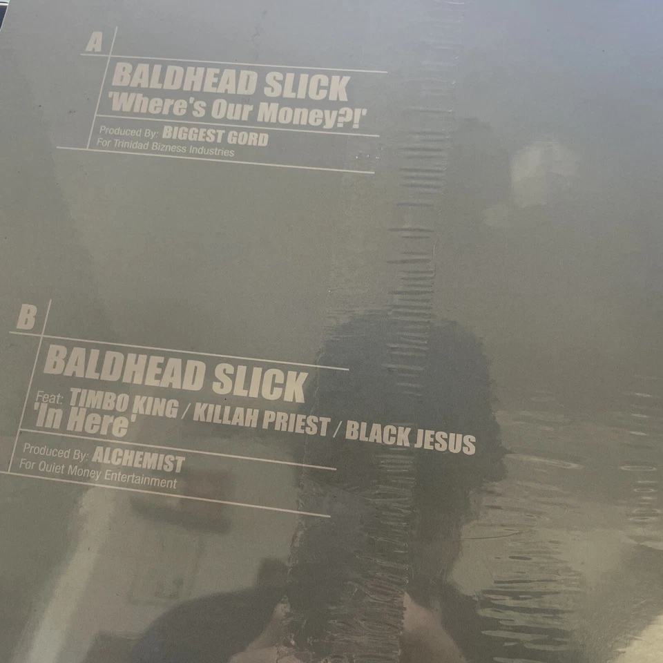 Baldhead Slick & da click Wheres our money SEALED Vinyl 12" Single Killah Priest - Image 4 of 4