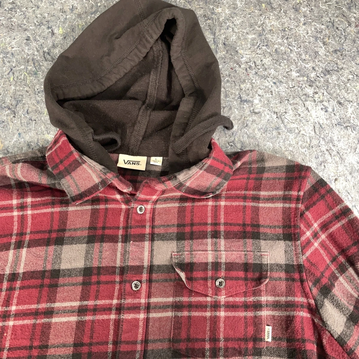 Vans shirt hotsell hoodie