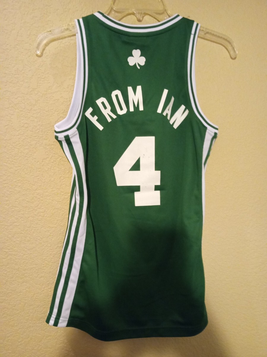 ☆Adidas☆BasketBall Stipes Jersey Green Adidas Boston Celtics NBA Women's Official Away Green Jersey
