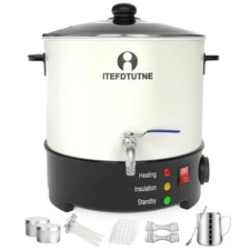 10L Commercial Wax Melter for Candle Making 10Qts/20Lbs Extra Large Electric ...