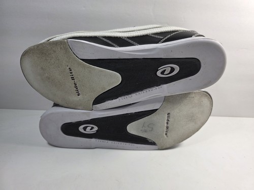 Dexter Slide Rite Jack Herren Bowlingschuhe schwarz/weiß - Größe 9,5M - Bild 8 von 8