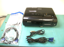EPSON EMP-X5 PowerLite 77C LCD Presentation Projector w/Case  Cords Shown