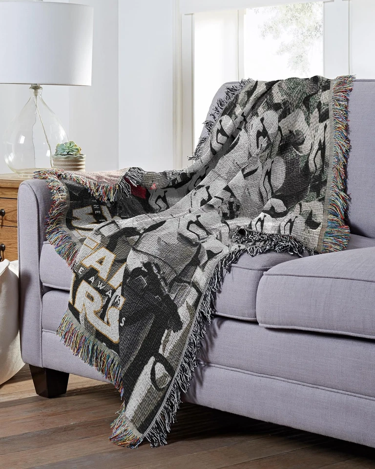 Manta de tapiz tejida Northwest Star Wars, 48" x 60", invasión terrestre Foto 2 de 4