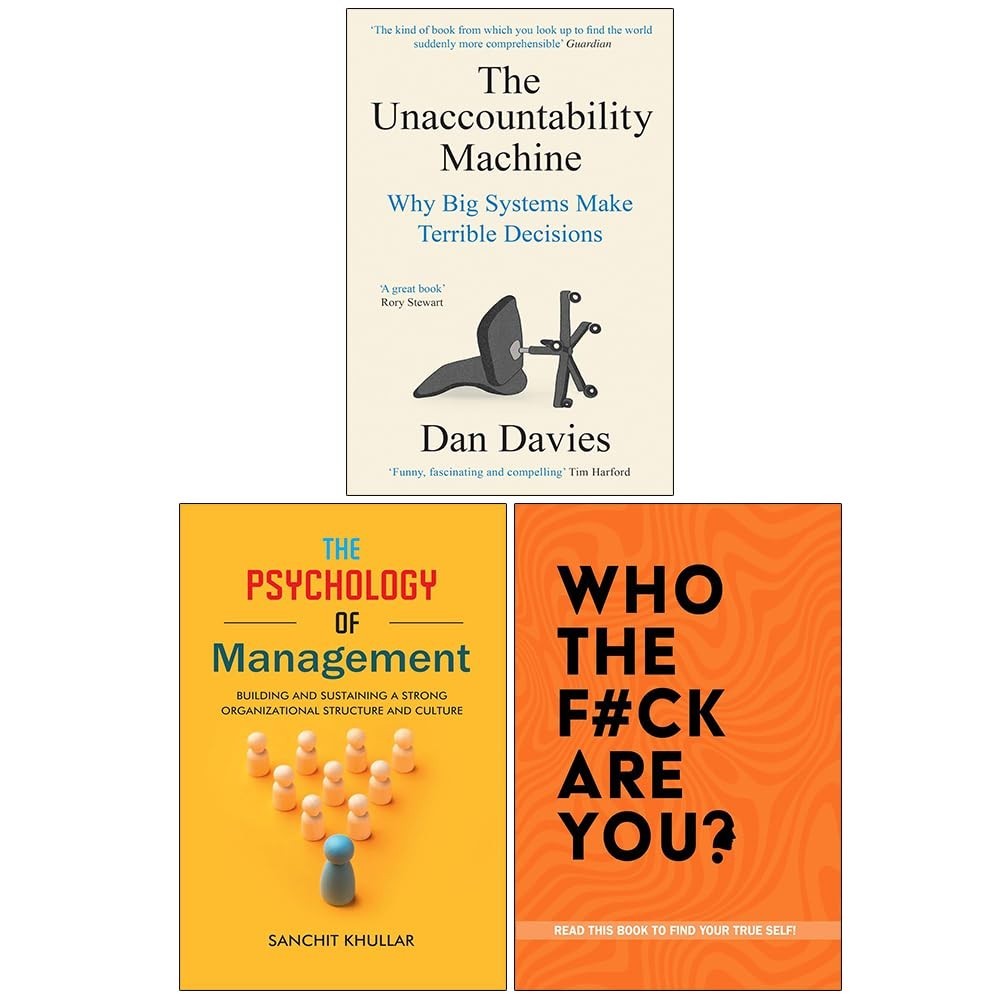 Unaccountability Machine, Psychology of Management, Who The Fck Are 3 Books Set