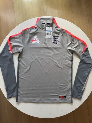 England Nike x Palace Strike Drill Top - Pewter Grey - Medium - NEU IN HAND