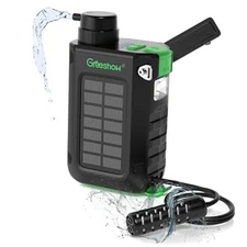  Electric Portable Water Filter Camping - Solar Powered, Hand Crank, USB 