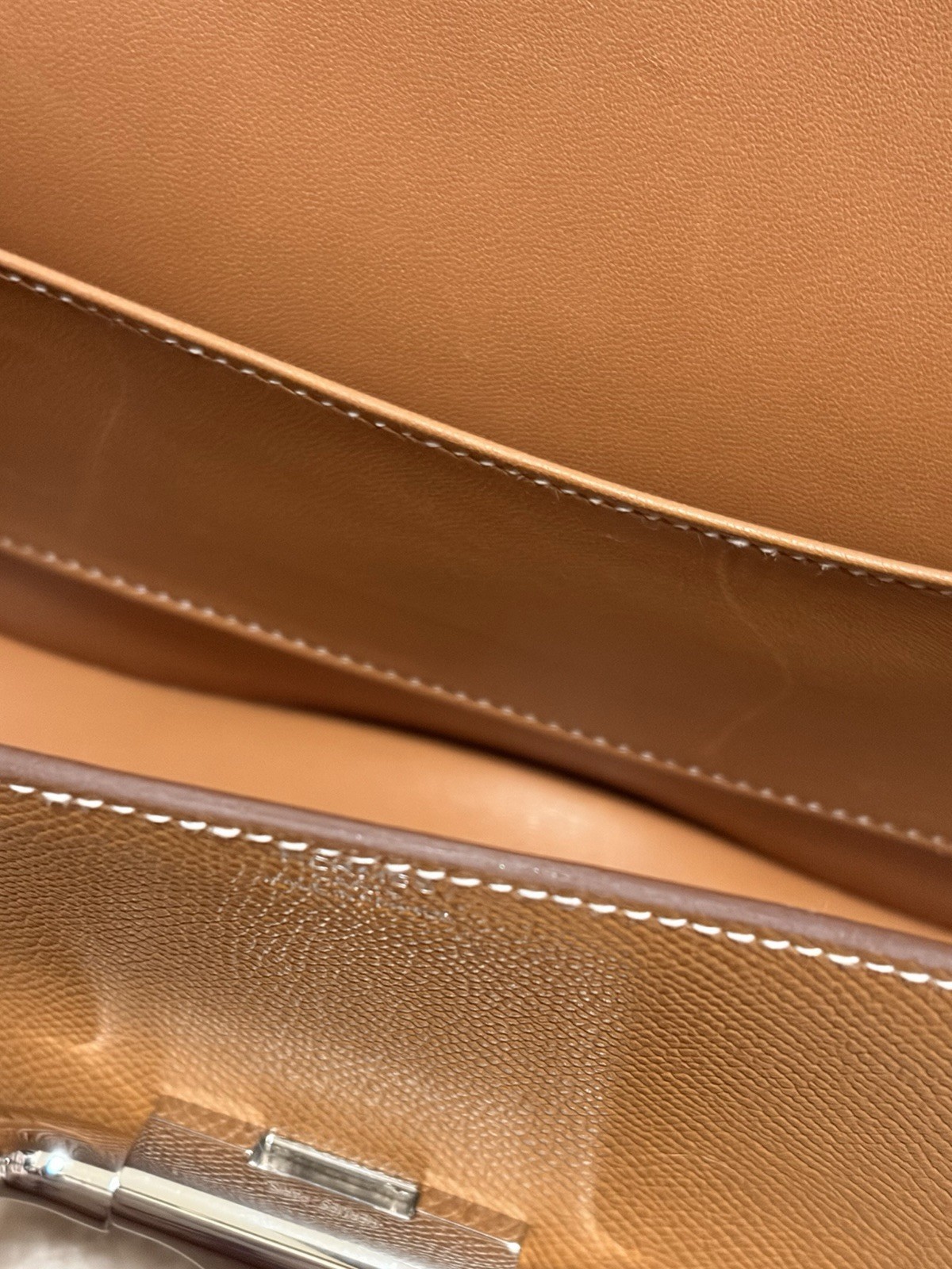 Hermes Della Cavelleria Elan Epsom 37 Gold  New receipt. Rare SOLD OUT — image 10