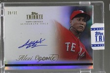 2012 Topps Tribute Auto 28/99 Alexi Ogando #TA-AO2 Auto 3s6