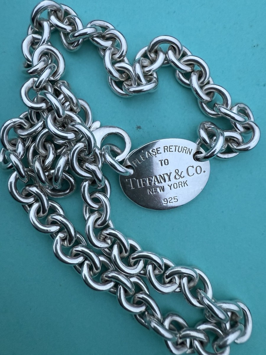 Choker Necklace Tiffany And Co Silver Chain Necklace Tiffany