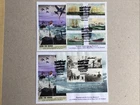 2013 Russian Arctic Convoy Museum pair FDCs Merchant Navy Stamps And Min Sheet.