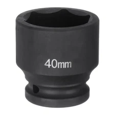 6-Point Impact Socket 3/4" Drive 40mm M 40Cr Impact Socket