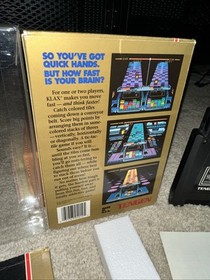 Klax - Nintendo NES Video Game - CIB Complete in Box Tengen 1990