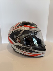 AGV K3 Space Helmet White/Red Large
